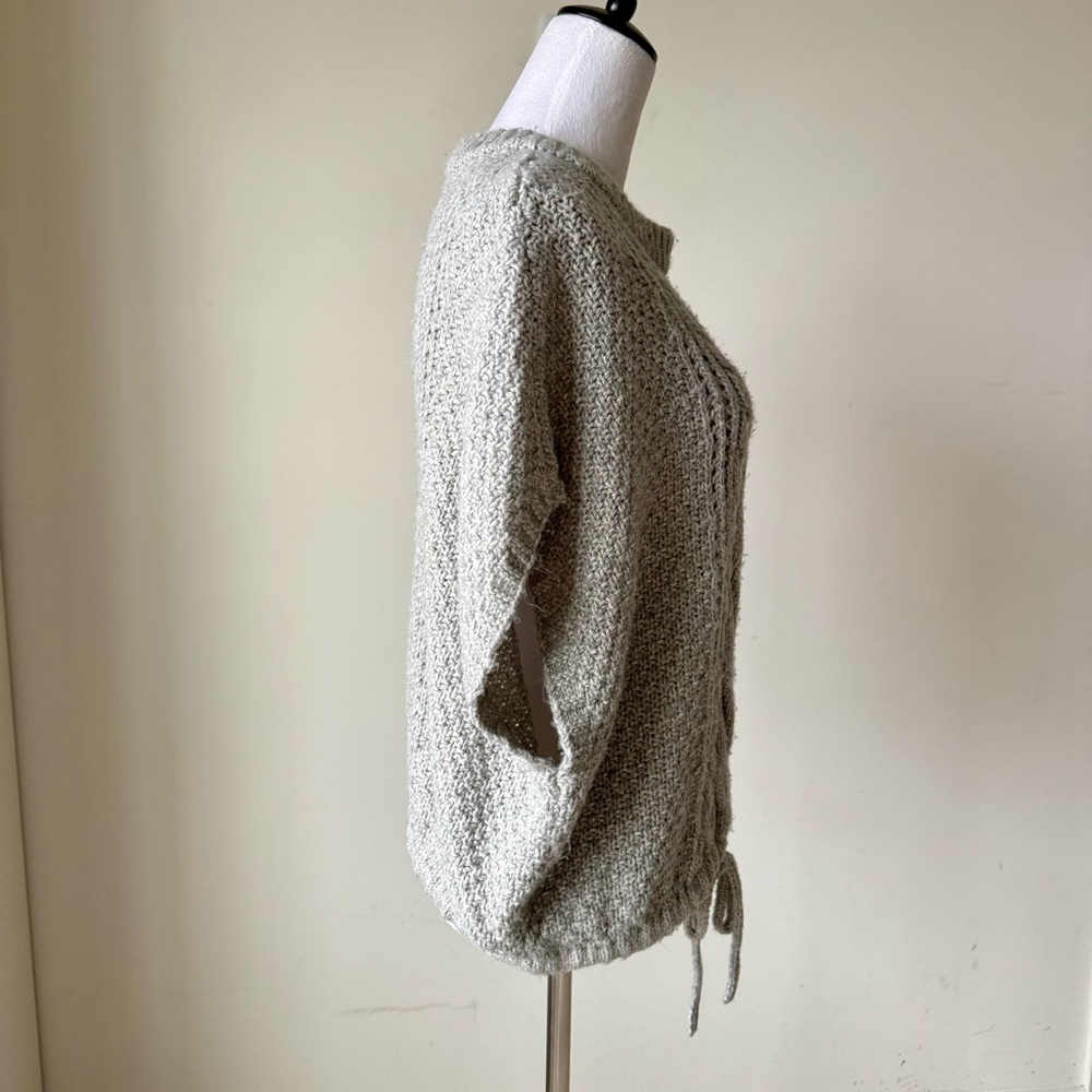 Universal Thread Heather Gray Cable Knit Sweater … - image 8